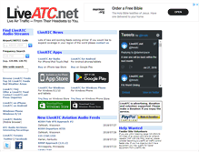 Tablet Screenshot of liveatc.net